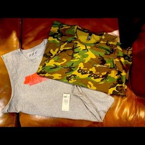 FOX men’s sleeveless shirts size Large